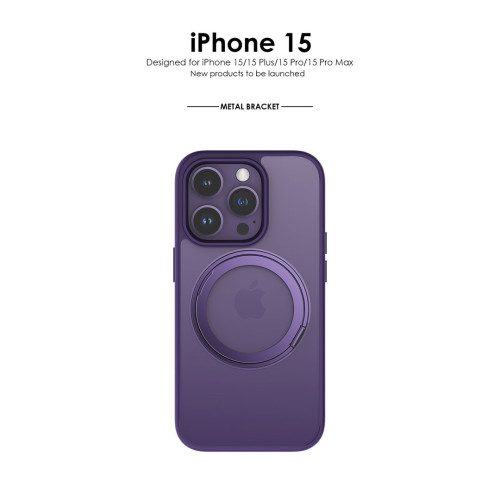 適用iphone手機殼蘋果手機殼磁吸支架蘋果16手機殼旋轉磁吸高級感