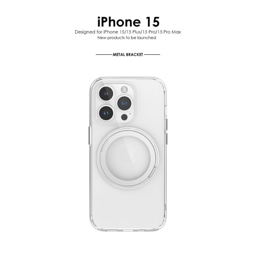 適用iphone手機殼蘋果手機殼磁吸支架蘋果16手機殼旋轉磁吸高級感