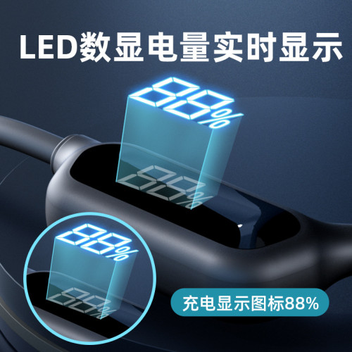 X10骨傳導藍牙耳機帶數顯32G防水可遊泳無線運動耳機