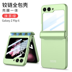 適用三星GalaxyZ Flip7折曡手機磁吸鉸鏈全包flip6殼膜一體保護套