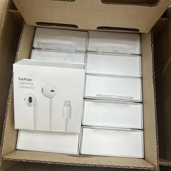 適用蘋果12耳機iphone線控7代扁頭8代原IC有線蘋果11 Pro原裝耳機