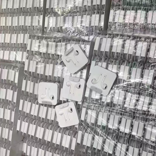 適用蘋果12耳機iphone線控7代8代原IC有線11Pro耳麥耳塞式入耳式