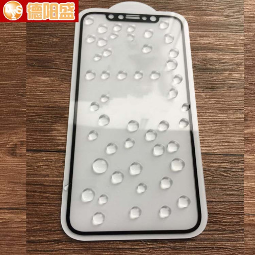 適用蘋果iX/iphone X edition絲印全屏鋼化膜iphoneX全屏膜帶底板