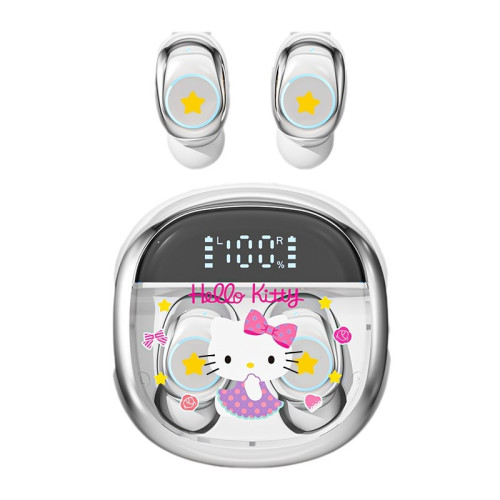 Sanrio/三麗鷗正版無線藍牙耳機高音質運動長半入耳式男女通用