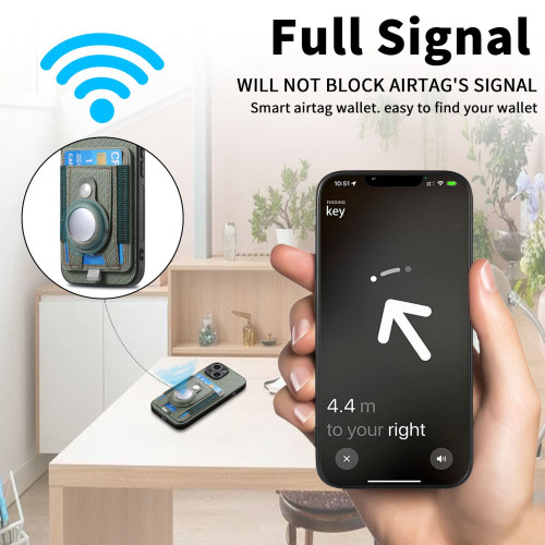 適用蘋果17收納AirTag手機殼追蹤器防丟器保護套磁吸iPhone16外殼