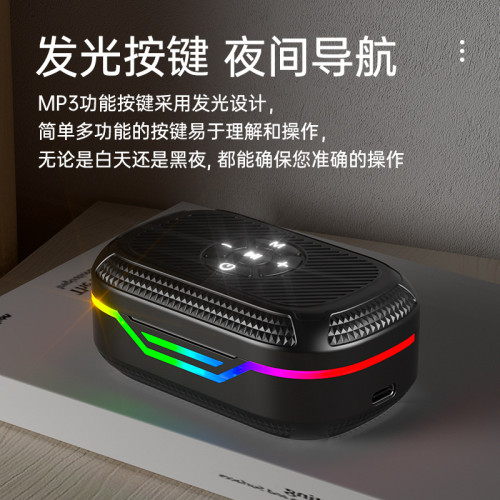 新款DX-13-12系列MP3藍牙耳機長續航數顯多功能耳機TWS可攜式充電寶