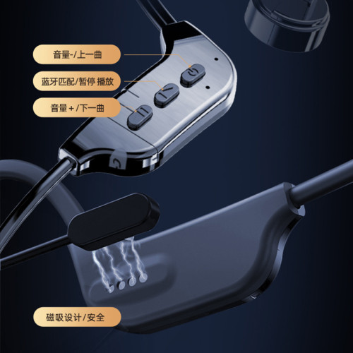 骨傳導藍牙耳機K9Pro下水遊泳IPX8級防水防汗自帶32G內存無線運動