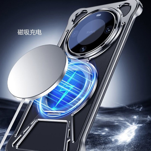 適用華爲mate60防摔mate60pro360支架旋轉mate60pro+磁吸金屬殼