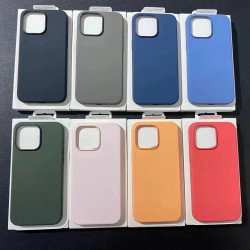 適用蘋果iPhone15ProMax真液態矽膠磁吸動畫MagSafe彈窗手機殼