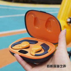 開放式藍牙耳機不入耳掛耳式跑步防水大電量超長續航運動風