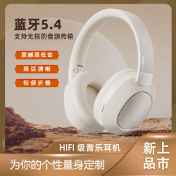 新款可折曡頭戴式藍牙耳機超長續航外置插卡遊戯低延遲無線耳機