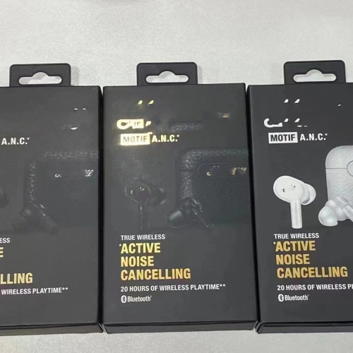 新款MOTIF ANC 真無線藍牙耳機M4重低音手機通用耳機雕刻