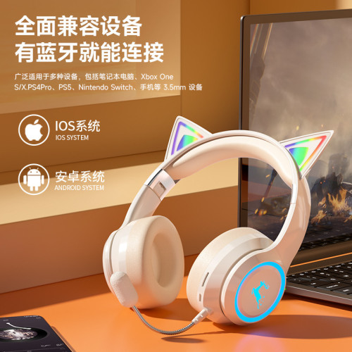 背書耳返式頭戴式藍牙耳機上網課閲讀學習誦讀記憶沉浸式背誦神器