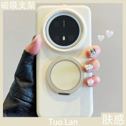 適用華爲mate70pro手機殼pura70液態矽膠360度磁吸旋轉支架mate60