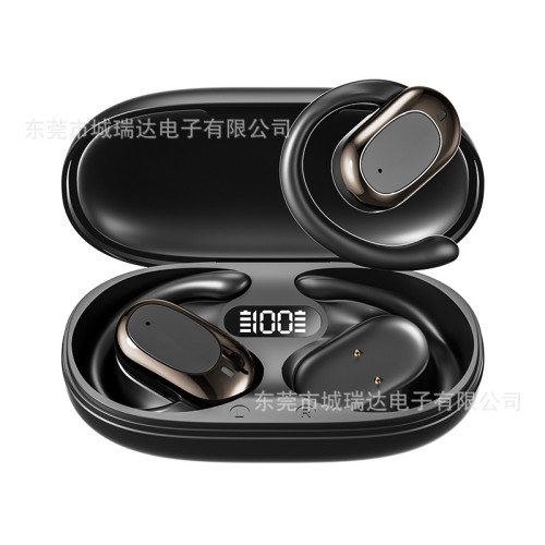 AI翻譯爆款氣骨傳導藍牙耳機開放掛耳式真無線不入耳耳機