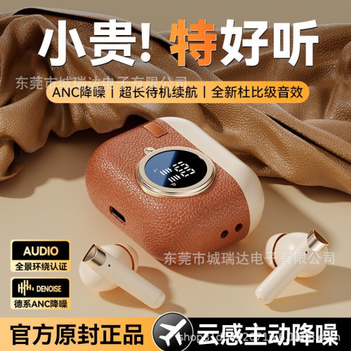 爆款藍牙耳機復古相機真無線入耳式超長續航降噪耳機藍牙