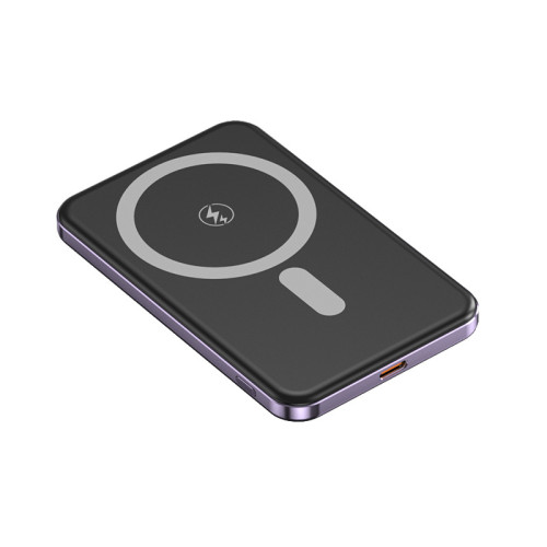 MagSafe超薄金屬無線快充磁吸充電寶迷你可攜式PD行動電源