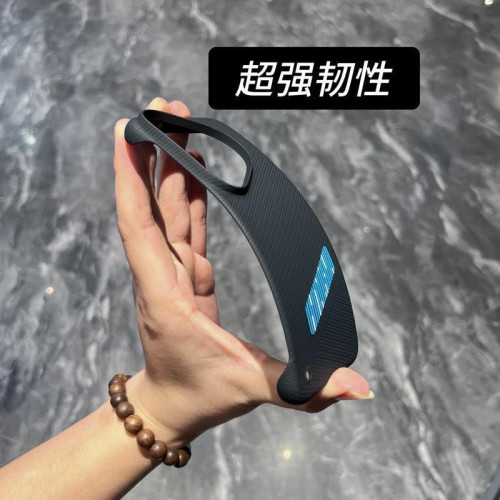 適用華爲Pura70ultra碳纖維無邊框手機殼MATE60PRO磨砂防摔保護套