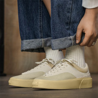 2025春季新款男鞋學生低幫帆布休閒運動厚底增高潮流板鞋