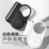 戶外行動電源3C認證超級快充帶伸縮線可攜式5000安培行動電源禮品
