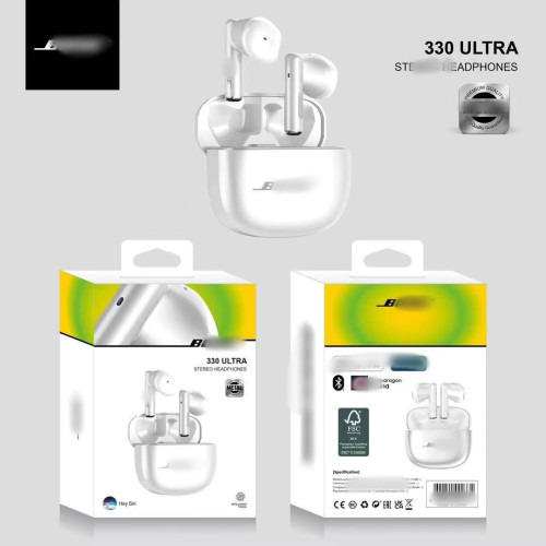 新款 K330 ultra 鋅合金倉高質量半入耳式運動藍牙耳機重低音