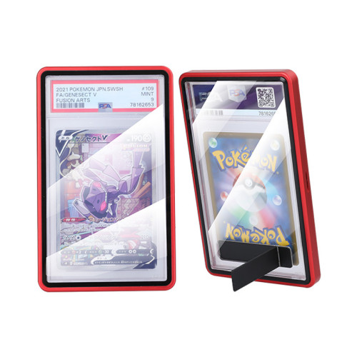 適用psa評級卡保護殼bgs130遊戯球星卡專用金屬玻璃保護套