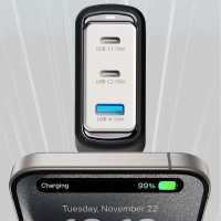 可65w充電頭通多口快充充電頭pd快充頭可攜式多設備充電器