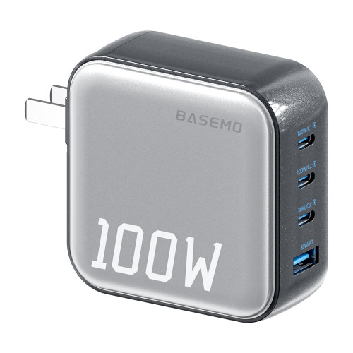 【品控卓越】倍魔100W氮化鎵充電器快充安卓多口PD充電頭自動適應