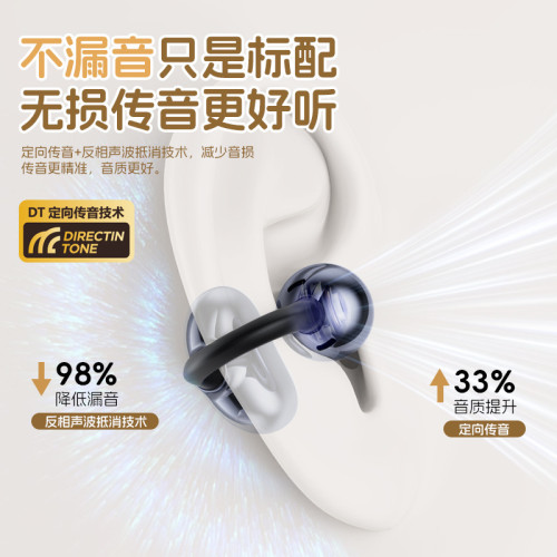 S6爆款夾耳式不入耳AI翻譯耳機OWS開放式雙耳耳夾藍牙耳機M79