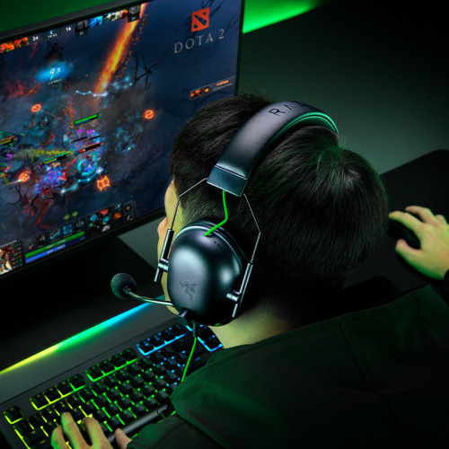 Razer BlackShark V2X 旋風黑鯊v2x遊戯耳機頭戴式耳麥適用