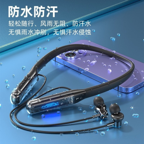 2025新款藍牙耳機無線骨傳導掛脖式降噪耳機久戴不痛女生款高顔值