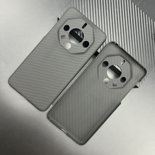 適用華爲mate60rs非凡大師凱夫拉手機殼磁吸60rs碳纖維保護套600D