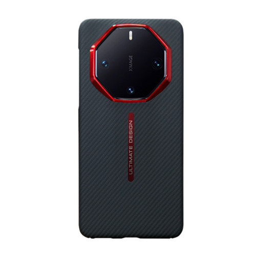 適用華爲mate60rs非凡大師凱夫拉手機殼磁吸60rs碳纖維保護套600D