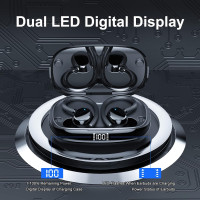 爆款Q61數顯入耳式降噪運動HIFI高品質藍牙耳機LED數顯立體聲