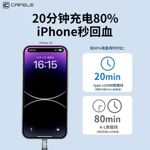三合一數據線100W快充一拖三Typec手機車用充電線頭寶伸縮多功能