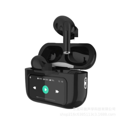 觸控彩色螢幕藍牙耳機長續航無線耳機水果五代ANC降噪