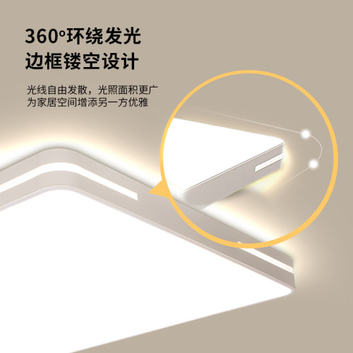 吸頂燈led超薄全光譜臥室燈北歐家用簡約現代廚房書房陽台客厛燈