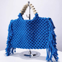 2023編織女斜背迷你小包包手機包掛手腕零錢包夏可攜式手提