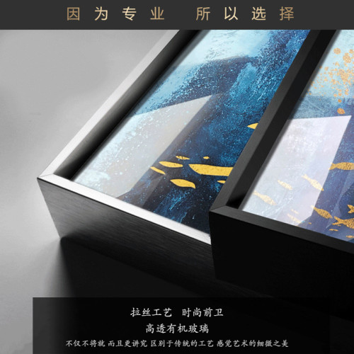 現代輕奢抽象鍾表裝飾畫客厛背景牆壁畫時尚靜音時鍾畫餐厛牆掛畫