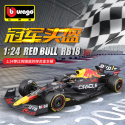 Bburago比美高1:24紅牛RB18 F1車模2022合金倣真汽車模型維方程式