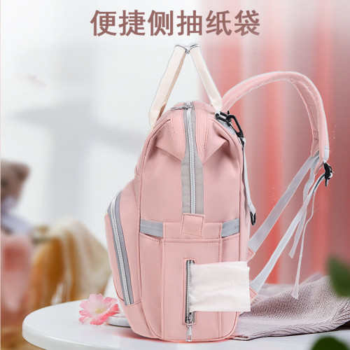 母嬰包多功能時尚休閒防潑水媽咪包外出遛娃大容量後背包