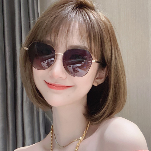 墨鏡女超輕金屬偏光太陽眼鏡高級感大框顯瘦時尚戶外素顔太陽鏡