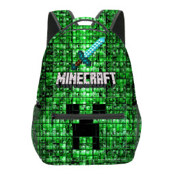 Roblox學生書包羅布樂思印花雙肩包我的世界背包卡通動漫兒童背包