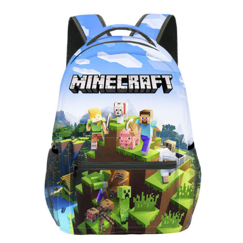 Roblox學生書包羅布樂思印花雙肩包我的世界後背包卡通動漫兒童後背包