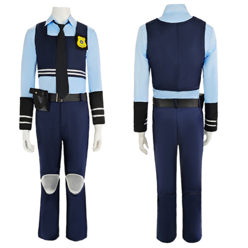 萬聖節服裝瘋狂動物城兔子警官judy硃迪cosplay漫展動漫演出服女