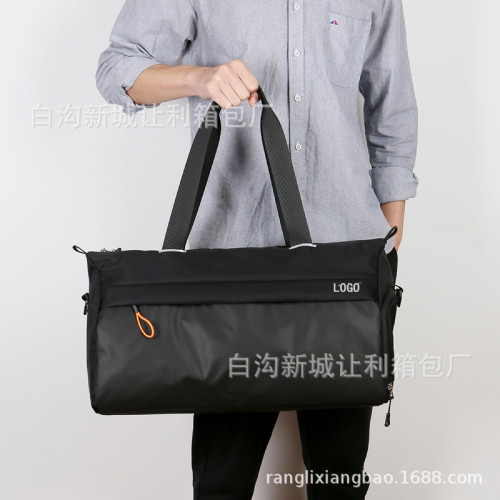 潮牌運動健身包 乾溼分離遊泳瑜伽包 短途出差行李包大容量旅行包