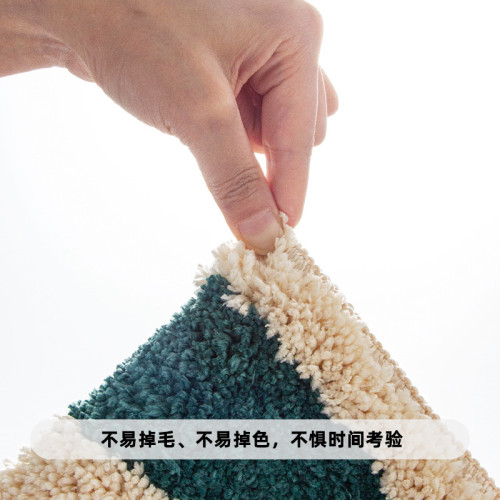 植絨地毯家用超細纖維浴室防滑地墊衛生間門口tpr腳墊吸水速乾墊