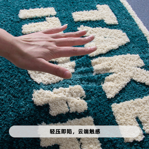 植絨地毯家用超細纖維浴室防滑地墊衛生間門口tpr腳墊吸水速乾墊