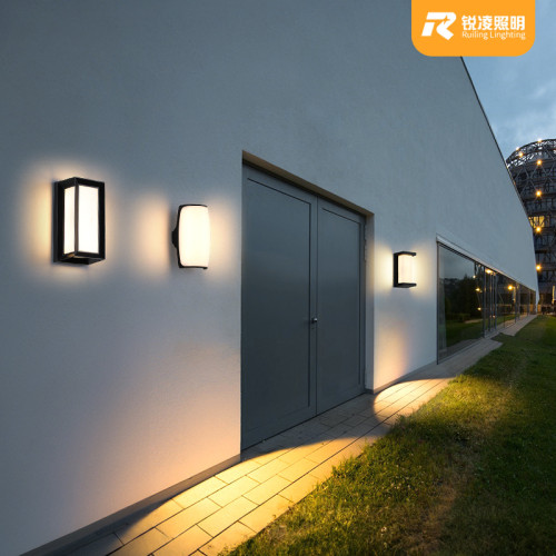 爆款新中式led防水防潮現代簡約走廊過道燈感應戶外防水壁燈