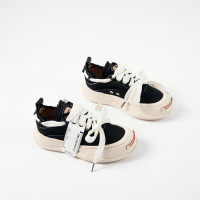 同款帆布鞋2026新款女鞋開口笑厚底乞丐板鞋百搭男女情侶小衆潮鞋